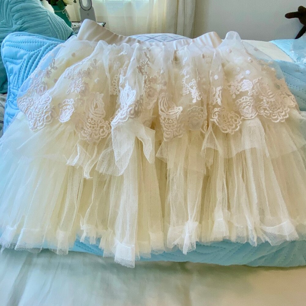 Think Pink Bows Wanderlust Skirt NWT 5T